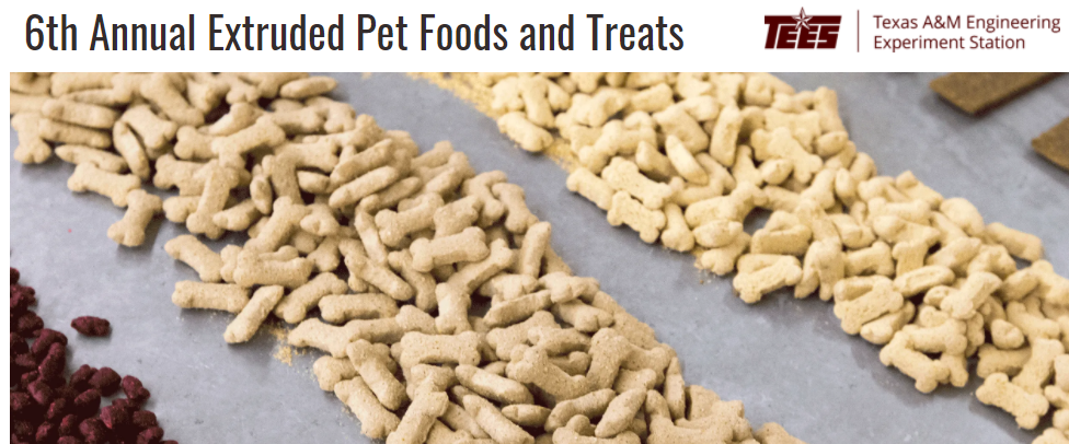 La Universidad de Texas A&M anuncia un Curso Corto práctico en línea sobre Alimentos y Golosinas Extruidos para Mascotas